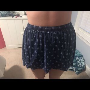 Flower high low skirt